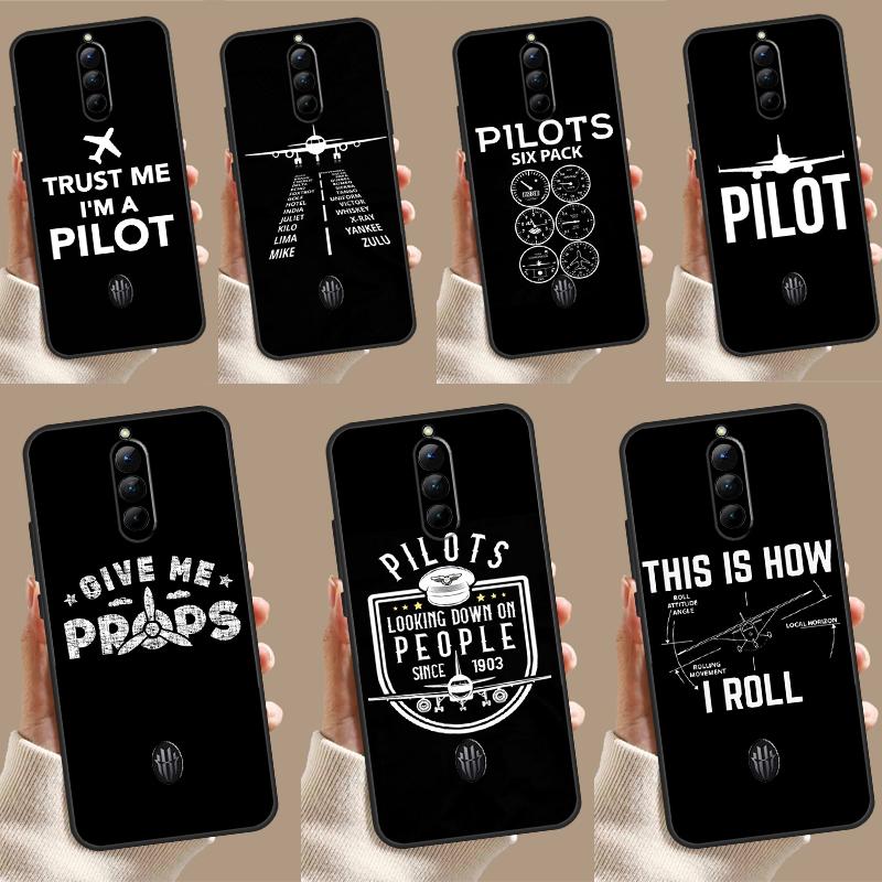 Mallette de Pilote d'Avion Pour ZTE Nubia Red Magic 9 Pro Plus 8 8S Pro Plus RedMagic 6 7 6S 7S Pro 6R 5S 5G Coque
