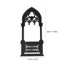 1Pair Vintage Gothic Holder Elegant Arch Shape Portable Desktop Stand for Table Centerpiece Pillar Candles Coffee