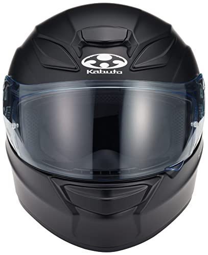OGK KABUTO SHUMA Full Face Motorcycle Helmet, Flat Black (Size: M)
