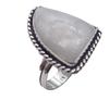 Moonstone Natural Gemstone Antique Silver Ring US Size-8 R 4995