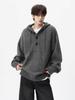 Men's Casual Knitted Hooded Pullover Sweater Coat - Autumn/Winter Versatile Loose Fit.