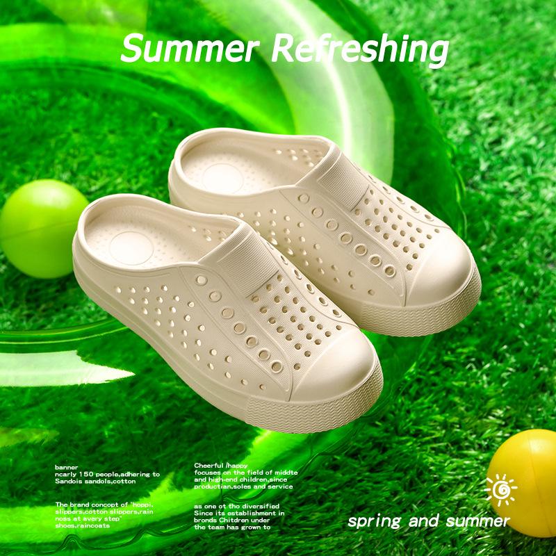 Kinder Crocs Draagbare Antislip Waterdichte Lichtgewicht Gesloten Neus Strand Sandalen voor Jongens en Meisjes