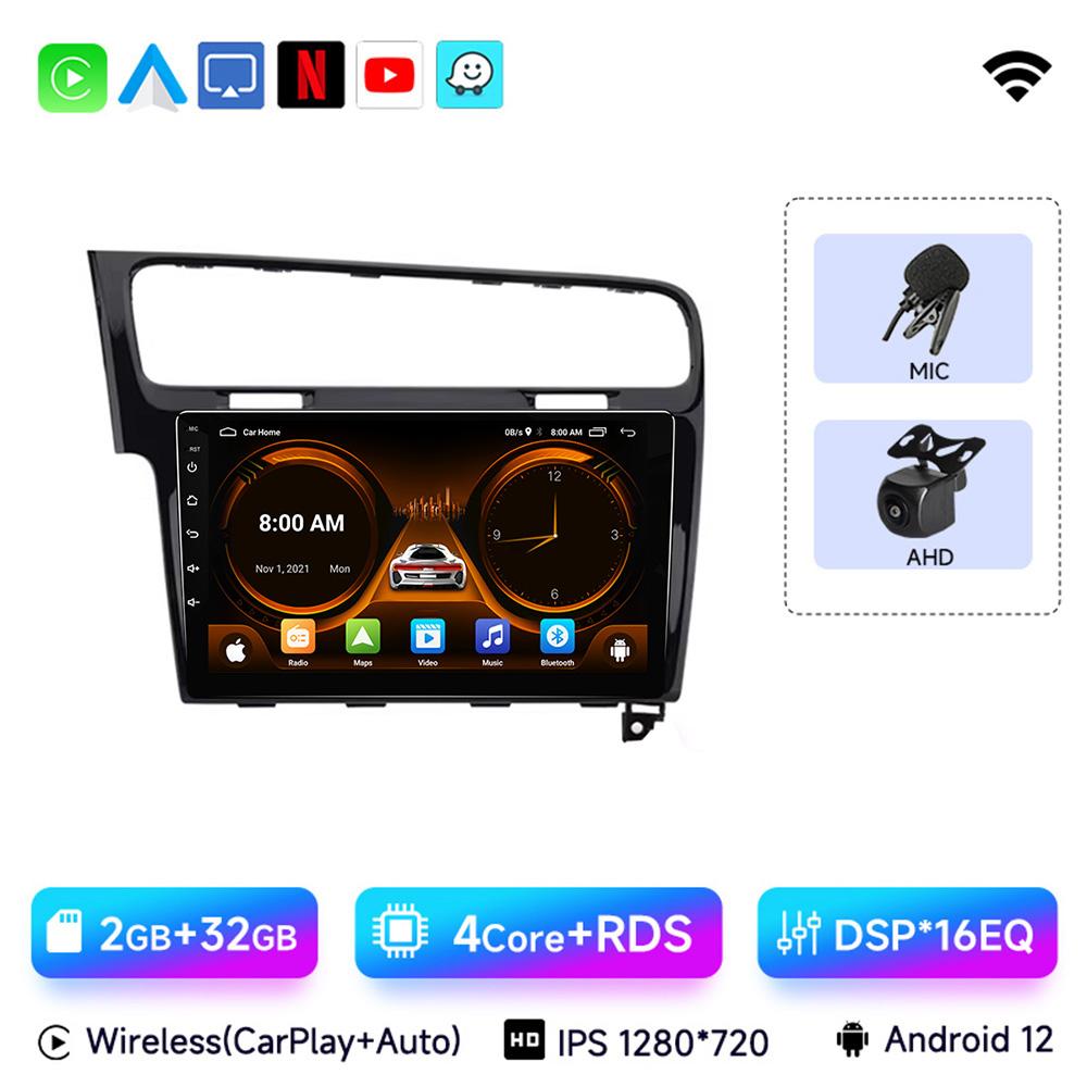 JIUYIN Car Radio Multimedia Player For Volkswagen VW Golf 7 MK7 GTI 2013-2017 Android GPS Navigation Stereo Head Unit Carplay