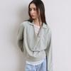PUBLICKA X Flynn Cowl Neck Sweatshirt Mint