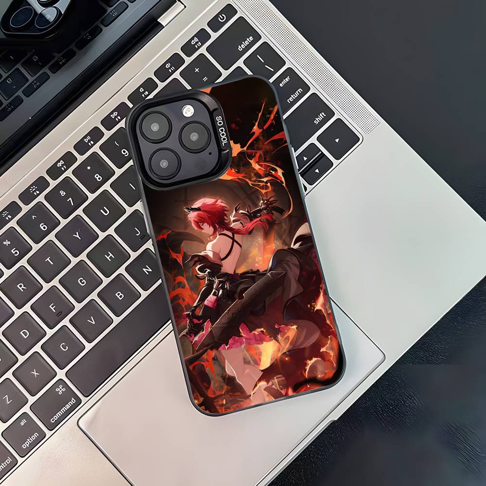 

A-Arknights E-Endfield Black Matte Shockproof CoverPhone Case For iPhone 17,16,15,14,13,12,11,Pro,Max,Plus iPhone13PRO