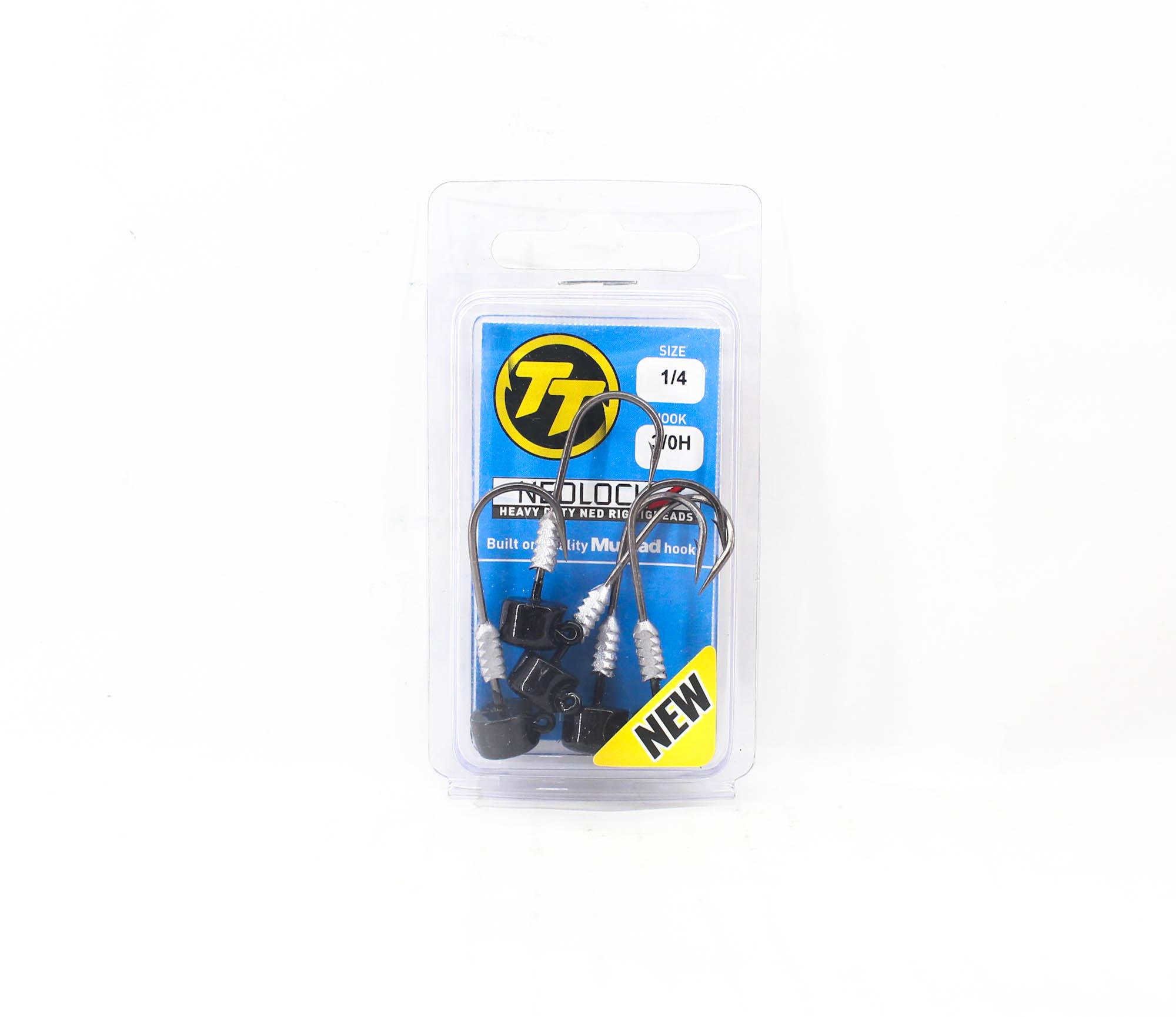 

Tackle Tactics TT Nedlockz HD Jig Head Black 1/4 унции 3/0H 5 шт. в упаковке (7694)