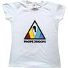 Imagine Dragons T Shirt Triangle Logo Official Womens Skinny Fit White M