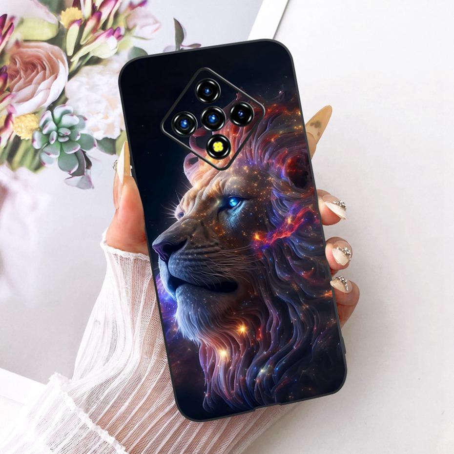 Fashion Cool Case For Infinix Zero8 Zero8i Soft Black Silicone TPU Back Cover For Infinix Zero 8 8i X687B X687 Phone Cases
