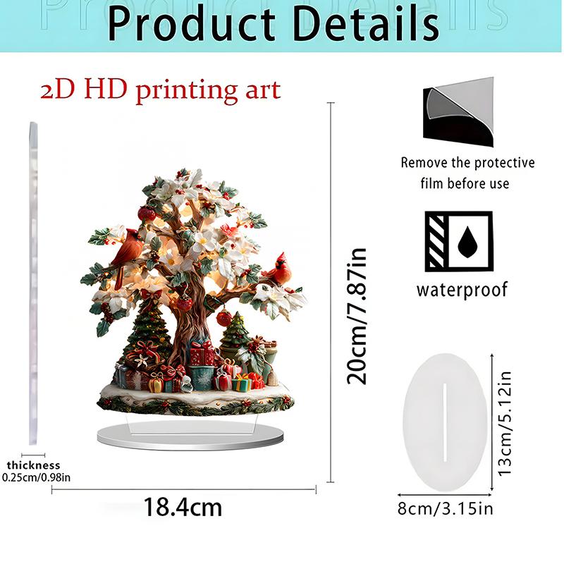 

Christmas Ferris Wheel Holiday Decoration Home Acrylic Ornaments Decorative Ornaments Crafts Cooking Ornament Fast Shipping