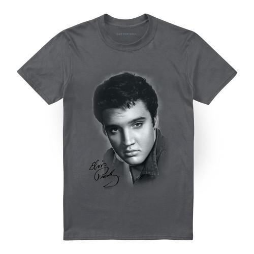 Elvis Presley Unisex Erwachsenen Porträt T-Shirt