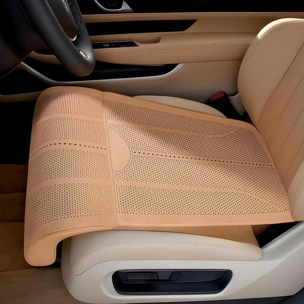 PU Leather Car Seat Leg Extender Car Leg Support Pillow Cushion Universal Adjustable Automotive Knee Rest Mat Cushion