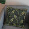 2D Golden Birds Pattern Decorative Pillow Cover Pattern Cushion Cover Suitable For Sofa Bedroom Car Pillow Cover