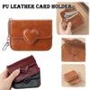Lightweight Card Holder Heart Shaped Small Wallet Cute Car Key Chain  Travel