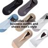 5 Pairs Men's Boat Socks Non-slip with The Bottom of The Summer Ultra-thin Men's Sweat Absorption Deodorant Ice Silk Invisible Socks