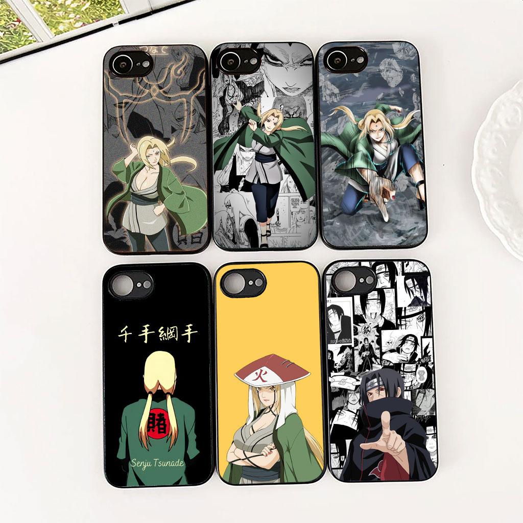 Phone Cover for Apple iPhone 16 14 15 Plus 11 Pro Max 16E ProMax + 16Plus 15+ 14+ Soft Case Tsunade Uchiha Sasuke Itachi Narutos