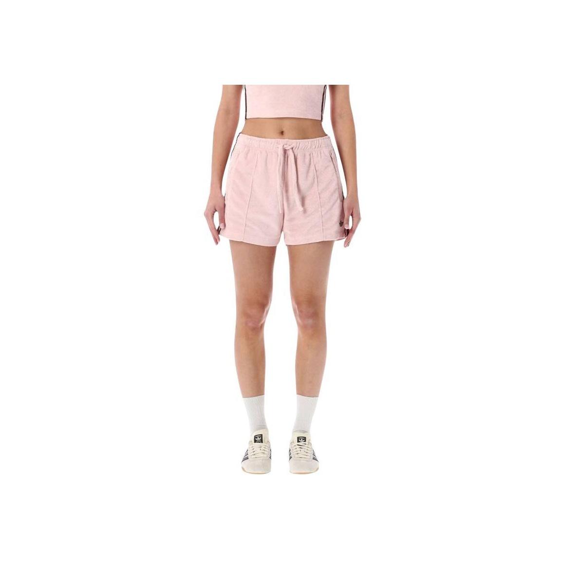 Adidas Originals Logo Elastic Waist Three-Quarter Casual Shorts Women shorts KD1396 S