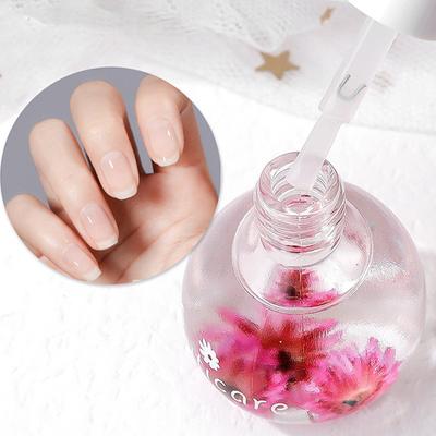 10 ml Nagelhaut-Nährstofföl aus getrockneten Blumen, nährt und repariert beschädigte Nägel, Nagelpflege-Ölbehandlung, spendet Feuchtigkeit und stärkt helle Nägel
