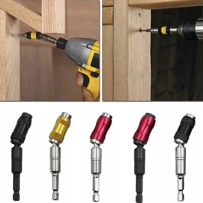 Prodlužovací tyč pro šestihranný vrták 1/4" - Magnetický kroužek - Držák s rychloupínáním - Vodicí nástavec - Bitů do šroubováku pro elektrické a ruční vrtačky
