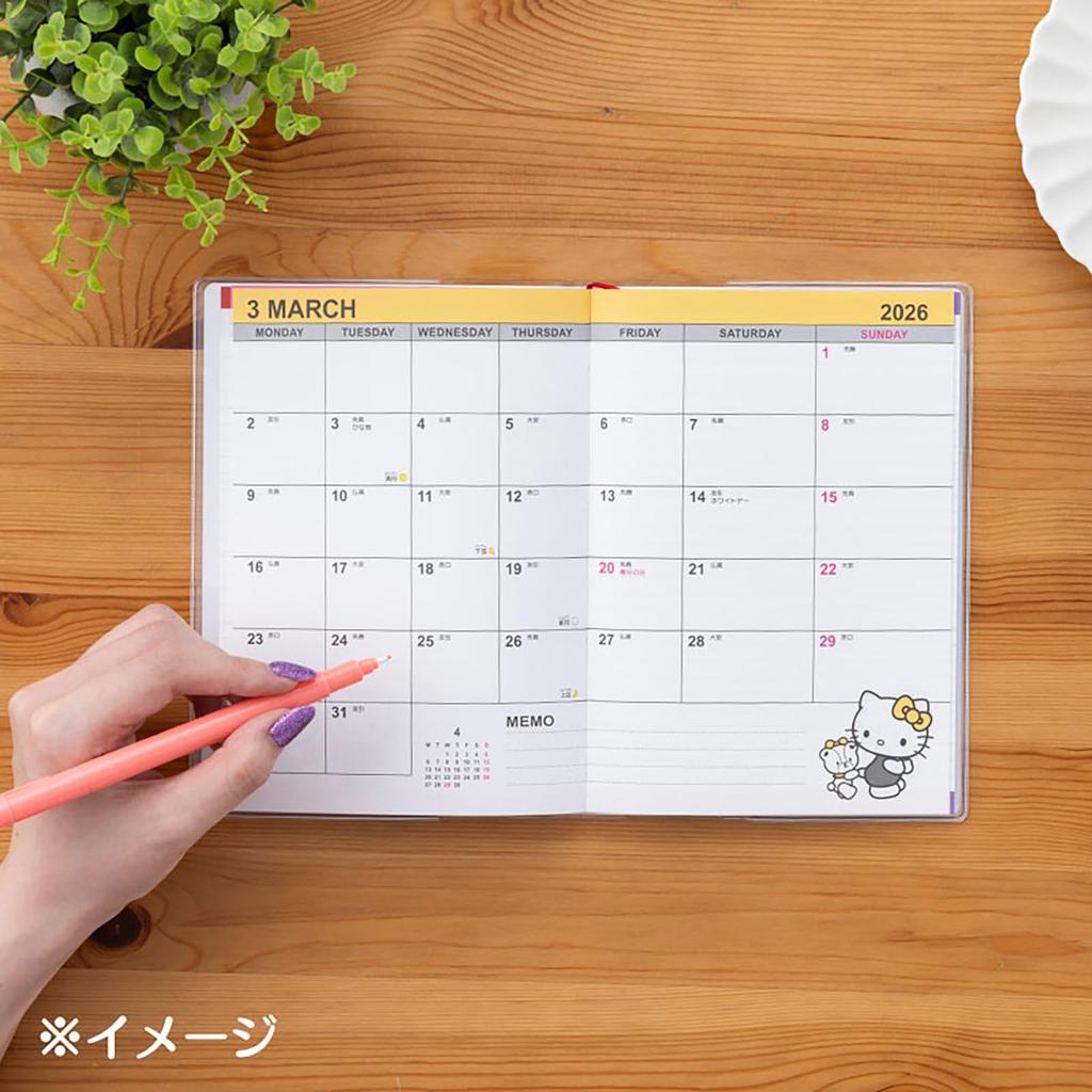 Sanrio B6 Datebook 2026 Snoopy Paper October Start Planner Schedule Book Diary 623016