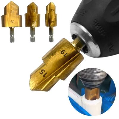 20/25/32mm Stepped Drill Bit Water Pipe Connection Tool Step Drill Portable Hole Opener
