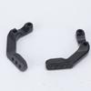 2-Bracket Motorcycle Handguard Mounting Set, Aluminum Construction with Left and Right Connection Points for Installation