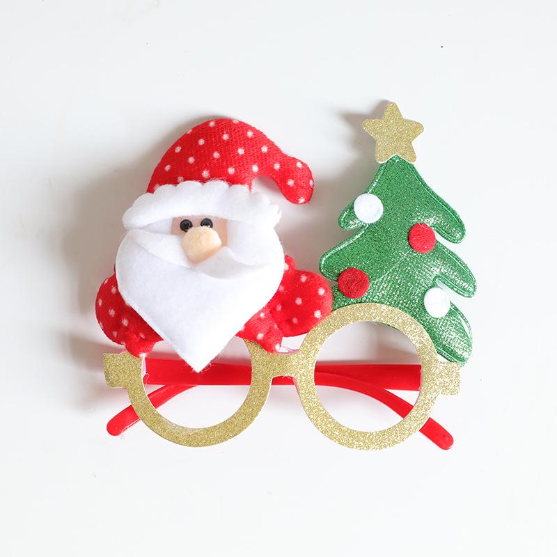 Christmas Party Set: Glasses, Headband, Hair Clips - Cartoon Gift for Kids' Birthdays