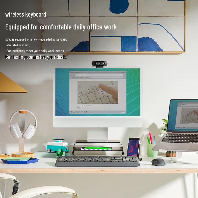 Logitech K650 Wireless Comfort Office Keyboard