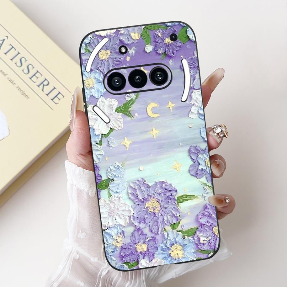 Para Funda Nothing Phone 3A A059 Lindo Dibujo Animado Panda Astronauta Silicona Suave Negro Mate Cubierta Para Nothing Phone3a Pro A059P Fundas