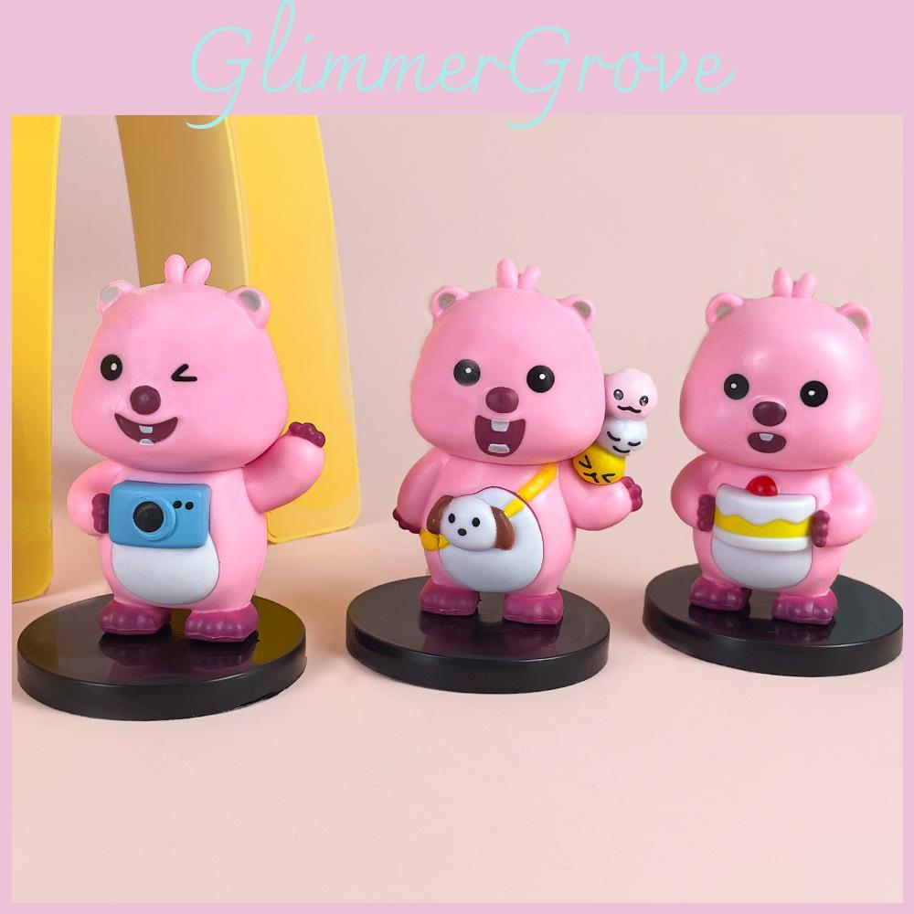 Little Loopy Sleepy Anime Toys Pvc Figurines With Assembly For Anime Enthusiasts
