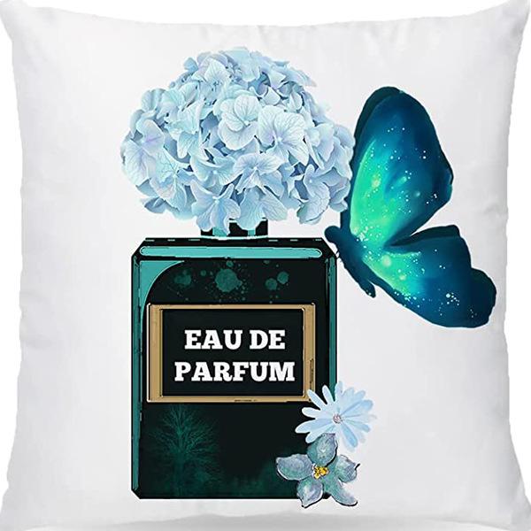 Perfume Bottle Pillow Cover Fashion Women'S Pet Home Sofa Car Ornament French Cushion Cover Premium Durable Quality
