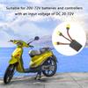 Battery Parallel Module Connector Adapter Battery Discharge Converter Double Battery Pack Switches Balancer for E-Bike