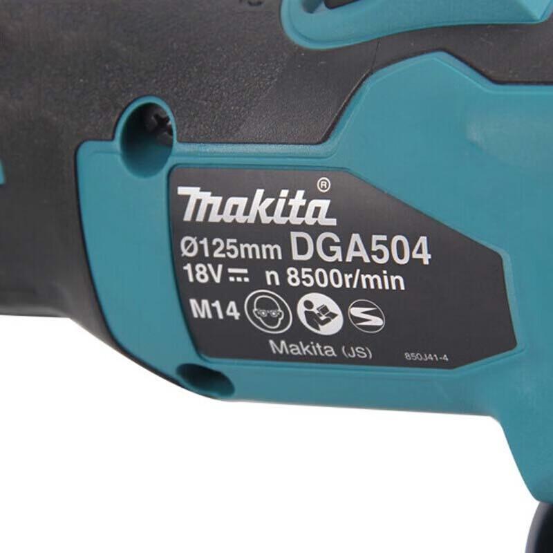Makita DGA504TJ 18V Brushless Cordless Angle Grinder CN plug (adapter included)