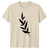Simple Elegant Botanical Leaf Design TShirt Minimalist Plant Botanical Nature