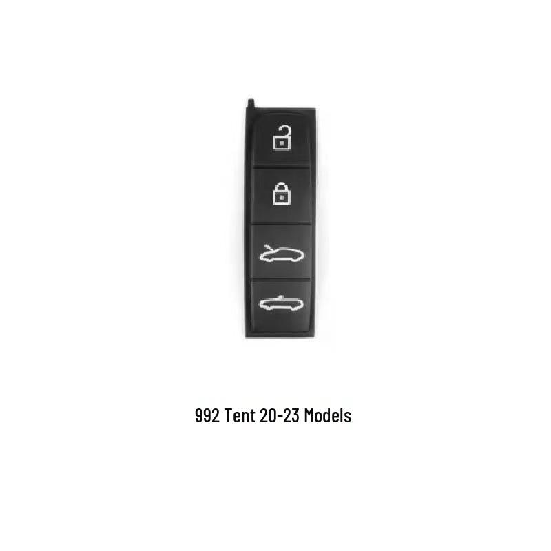 Porsche Key Shell Leather Logo for Cayenne, 911, Macan, 718, Panamera