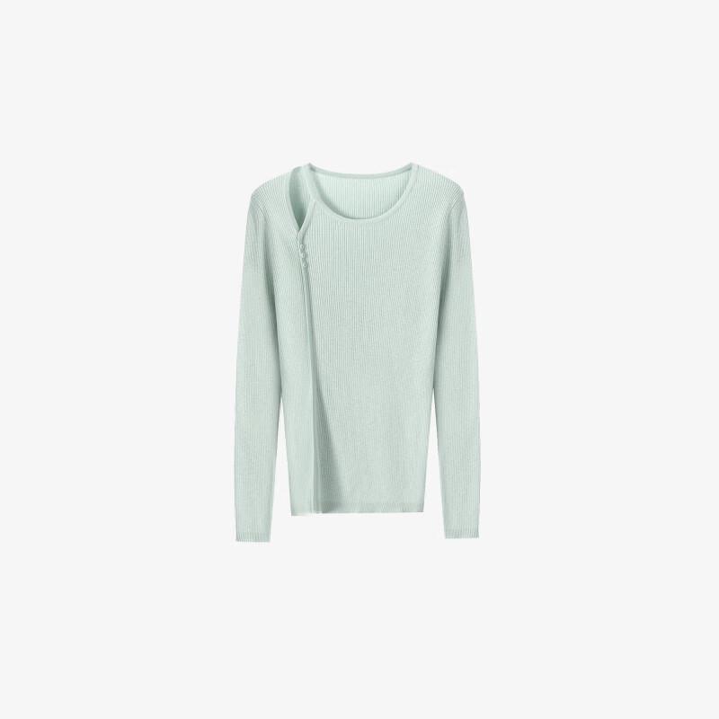 Basic House Women's Off-Shoulder Slim-Fit Knit Sweater