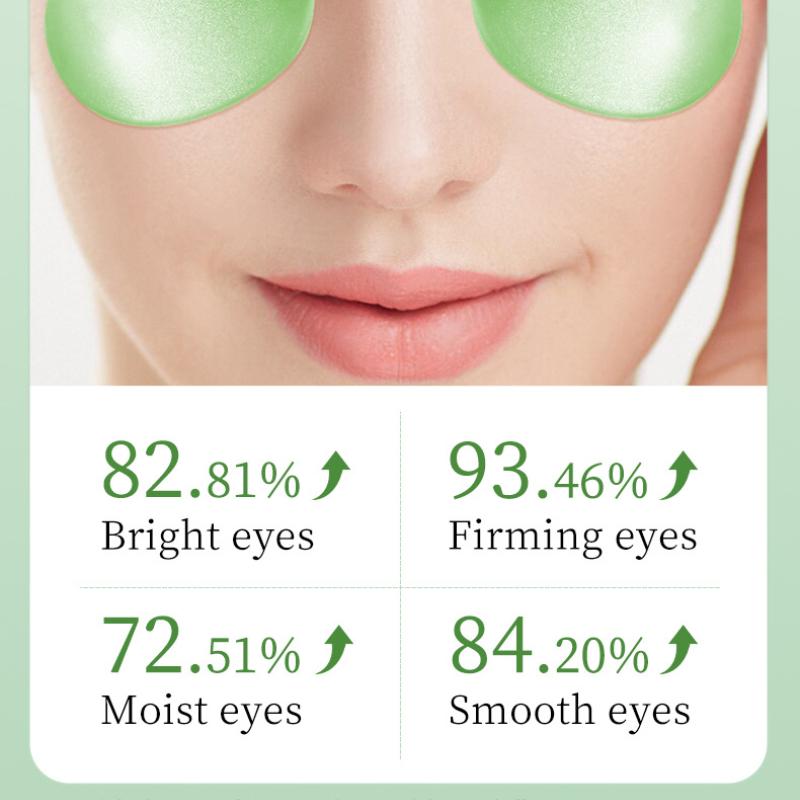 Aloe Vera Eye Mask SADOER Collagen Improves Dark Circles Eye Pattern Eye Bags
