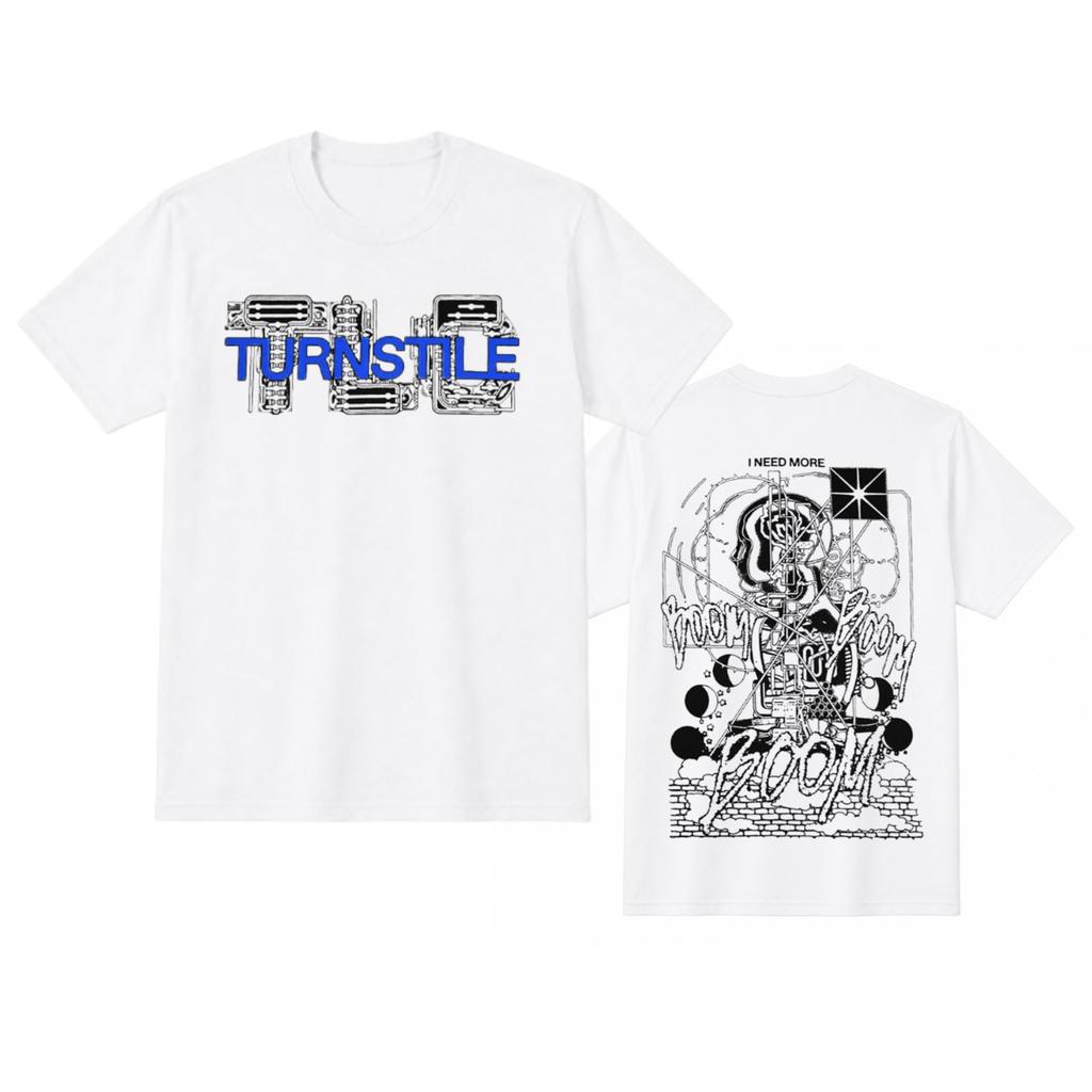Vintage Band Tribute T-Shirt Turnstile Inspired Graphic Unisex Casual Tee Reprin