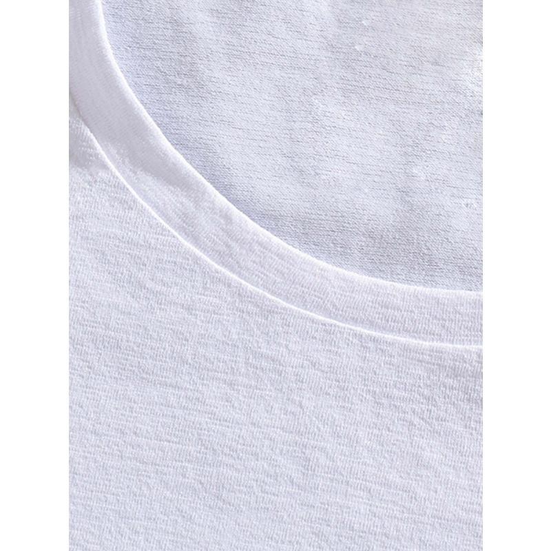 European sizes Bald Guys Men's Summer Short-sleeved T-shirts, Fashionable and Trendy Printed Men's Bottoming Shirts
