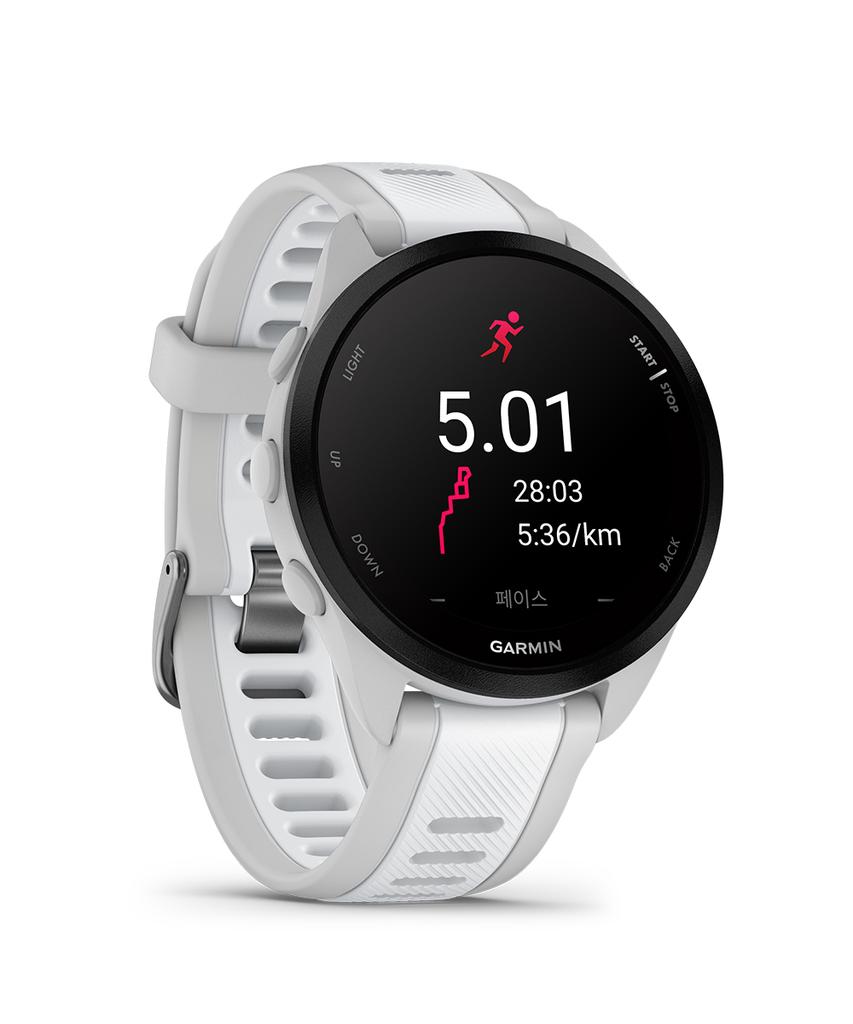 Gamin Forerunner 165 Mist Grey/White Stone