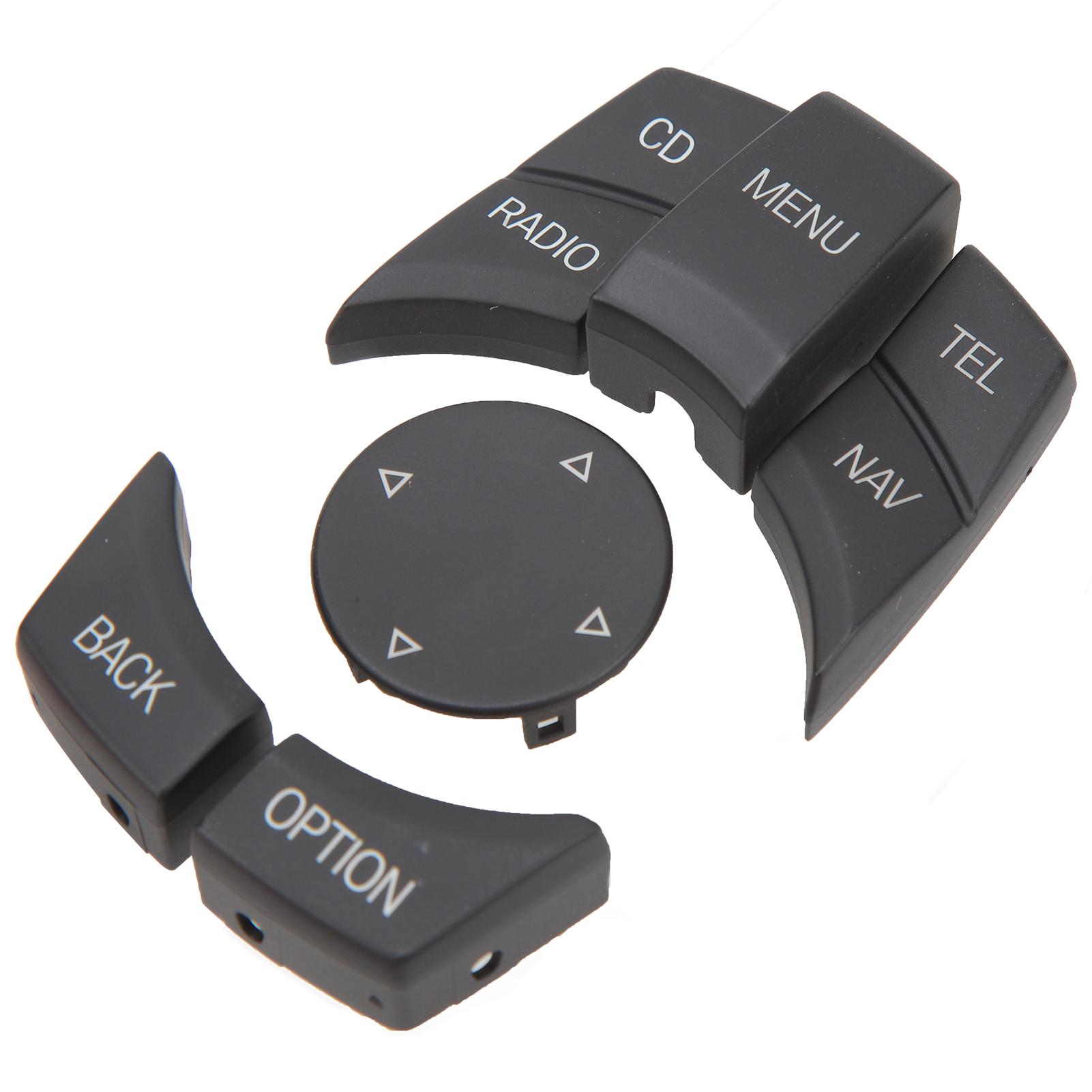 

Комплект ручек кнопок управления мультимедиа на центральной консоли, защита от царапин, стильная накладка на кнопку мультимедиа, отделка, замена для 1 3 матовый черный