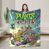 Gioco P-Plants-vs-Zombie Coperte Morbide Calde Coperta Plaid Peluche da Picnic Morbida Coperta Plaid da Divano Letto Copridivano Letto