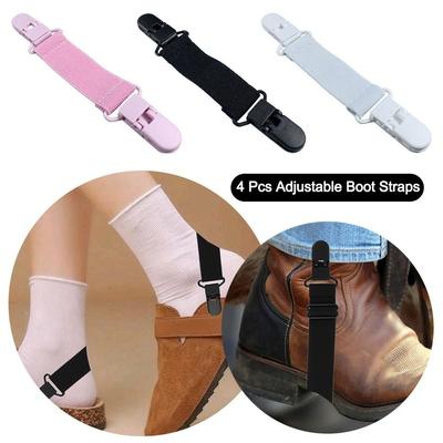 Fashion Adjustable Boot Straps Multi-functional Secure Fit Elastic Straps Anti-slip Pant Waist Tightener Outdoor