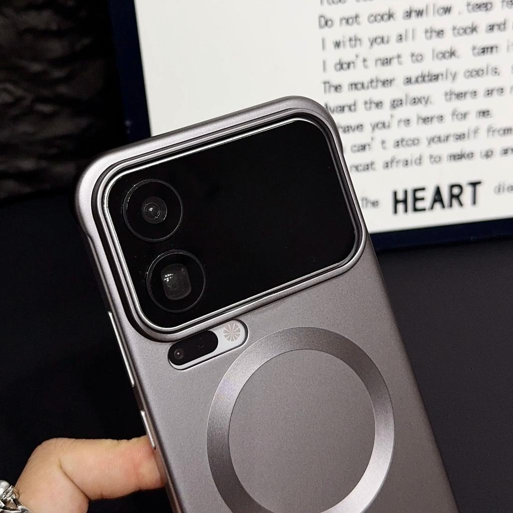 Matte For Magsafe Frameless Magnetic Phone Case For Xiaomi 17 15 15S 14 Pro Max Ultra Slim PC Hard Armor Wireless Charging Cover