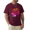 Round Neck I Am Zim T-Shirt custom t shirts design your own black graphics black t-shirts for Arrival streetwear Cotton