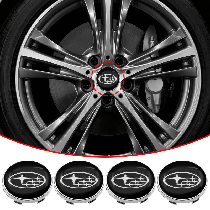 4pcs 60mm Car Wheel Center Hub Center Cap Rim Hub Dustproof Cover Emblemem For Subaru Forester SG SJ SH Crosstrek Legacy Tribeca XV