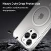Magnetic Phone Case For iPhone 15 Pro Max Matte Magnetic Protective Cover