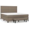 VidaXL Sommier à Lattes de Lit avec Matelas, Lit Rembourré, Lit Double, Lit Adulte de Chambre à Coucher Intérieur, Moderne, 3136537