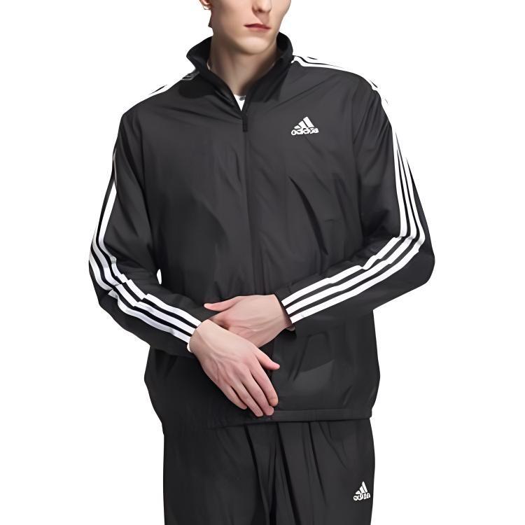 Adidas 3 Stripes Jacket Men's Black IK7335