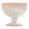 Nordic Pearl Tall Stem Ice Cream Cup - Exquisite Ceramic Dessert Bowl