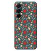 For Samsung Galaxy A17 5G Case Christmas Candy Pattern Printing Straight Edge TPU Phone Back Cover